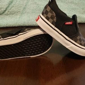 Toddler Vans checker slip-on